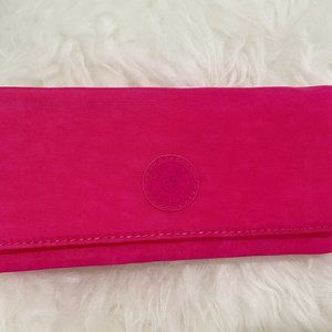NEW Kipling Vibrant Pink Wallet